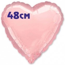 Сердце розовое